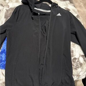 Adidas Women’s Black Windbreaker Jacket